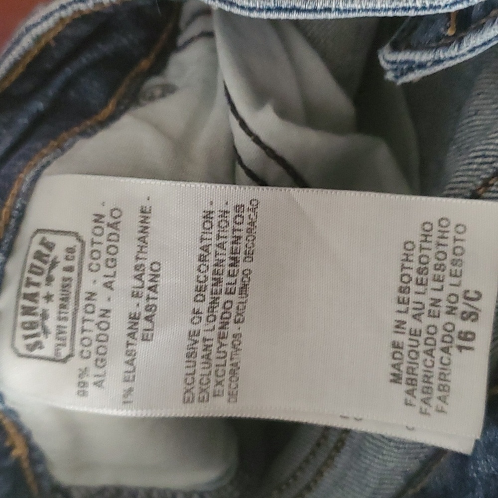 Levi's Signature Low Rise Bootcut Size 16 - Picture 5 of 8